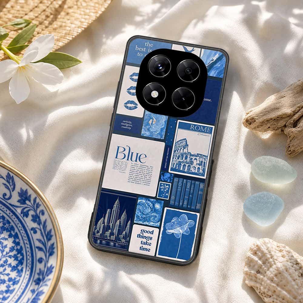 Xiaomi Redmi Note 14 Pro 4G Cover - ONation Aesthetic Collage Series - HQ Ultra Shine Premium Infinity Glass Soft Silicon Borders Case