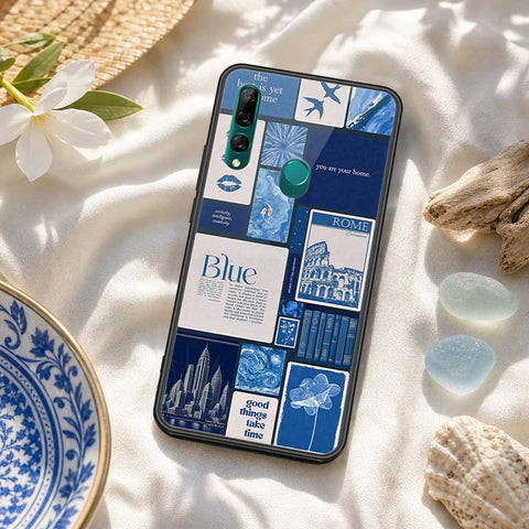 Huawei P Smart Z Cover - ONation Aesthetic Collage Series - HQ Ultra Shine Premium Infinity Glass Soft Silicon Borders Case