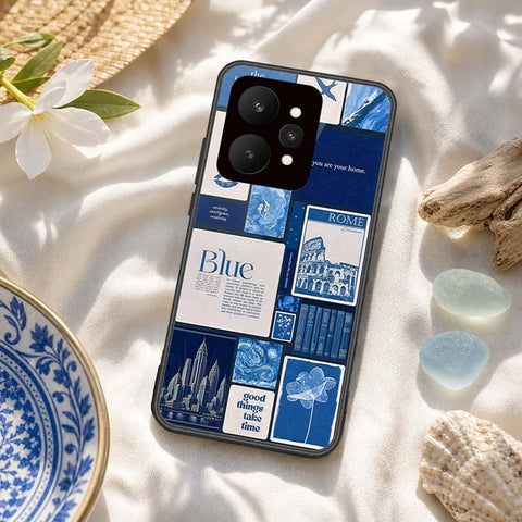 Realme 15 Cover - ONation Aesthetic Collage Series - HQ Ultra Shine Premium Infinity Glass Soft Silicon Borders Case