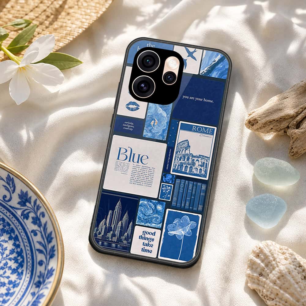 Oppo Reno 15 China Cover - ONation Aesthetic Collage Series - HQ Ultra Shine Premium Infinity Glass Soft Silicon Borders Case