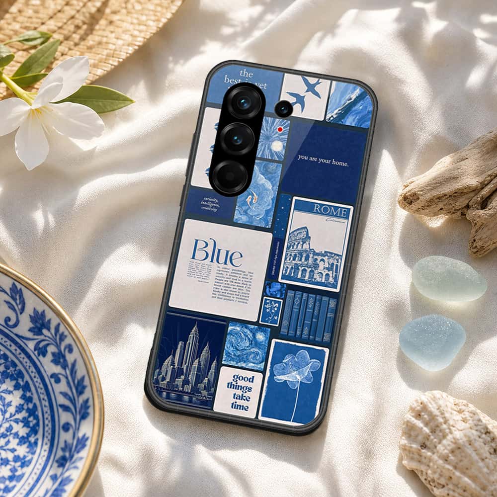Tecno Camon 50 Pro 4G Cover - ONation Aesthetic Collage Series - HQ Ultra Shine Premium Infinity Glass Soft Silicon Borders Case