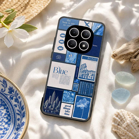 Xiaomi Redmi Note 15 Cover - ONation Aesthetic Collage Series - HQ Ultra Shine Premium Infinity Glass Soft Silicon Borders Case