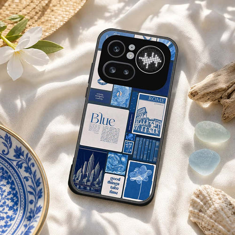 Nothing Phone 4a Pro Cover - ONation Aesthetic Collage Series - HQ Ultra Shine Premium Infinity Glass Soft Silicon Borders Case