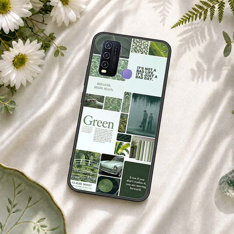 Vivo Y50 Cover - ONation Aesthetic Collage Series - HQ Ultra Shine Premium Infinity Glass Soft Silicon Borders Case