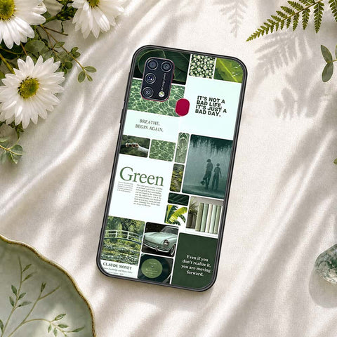 Samsung Galaxy M31 Cover - ONation Aesthetic Collage Series - HQ Ultra Shine Premium Infinity Glass Soft Silicon Borders Case