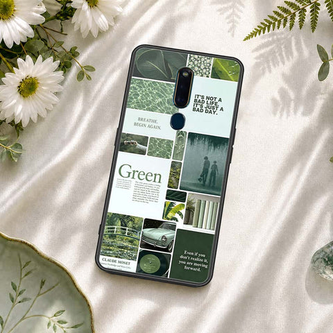 Oppo F11 Pro Cover - ONation Aesthetic Collage Series - HQ Ultra Shine Premium Infinity Glass Soft Silicon Borders Case