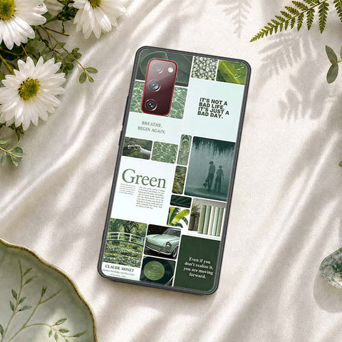 Samsung Galaxy S20 FE Cover - ONation Aesthetic Collage Series - HQ Ultra Shine Premium Infinity Glass Soft Silicon Borders Case