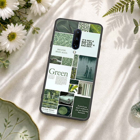 OnePlus 7 Pro Cover - ONation Aesthetic Collage Series - HQ Ultra Shine Premium Infinity Glass Soft Silicon Borders Case