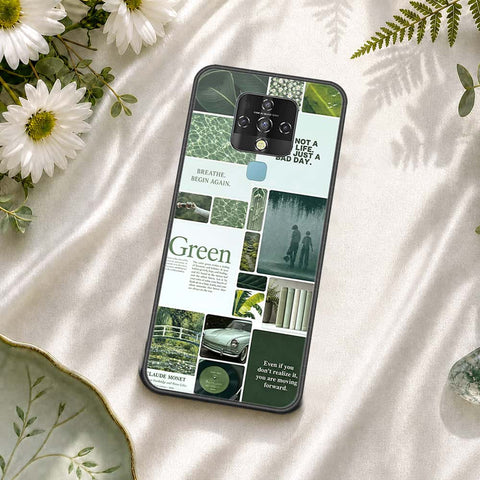 Tecno Camon 16 Pro Cover - ONation Aesthetic Collage Series - HQ Ultra Shine Premium Infinity Glass Soft Silicon Borders Case