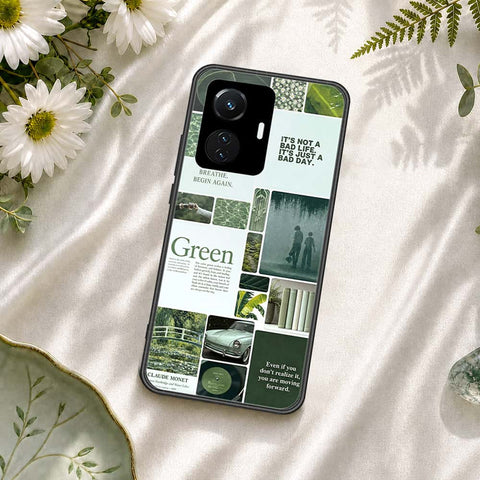 Vivo Y55 4G Cover - ONation Aesthetic Collage Series - HQ Ultra Shine Premium Infinity Glass Soft Silicon Borders Case
