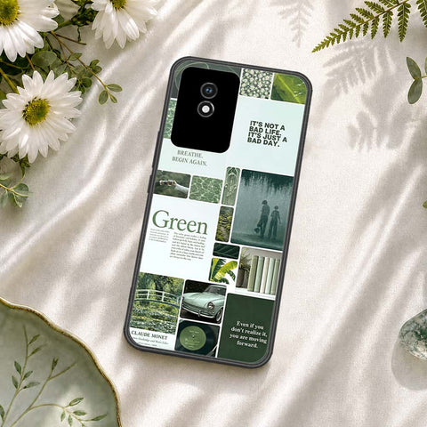 Vivo Y02A Cover - ONation Aesthetic Collage Series - HQ Ultra Shine Premium Infinity Glass Soft Silicon Borders Case