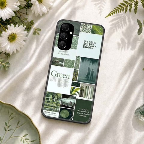 Samsung Galaxy M14 4G Cover - ONation Aesthetic Collage Series - HQ Ultra Shine Premium Infinity Glass Soft Silicon Borders Case