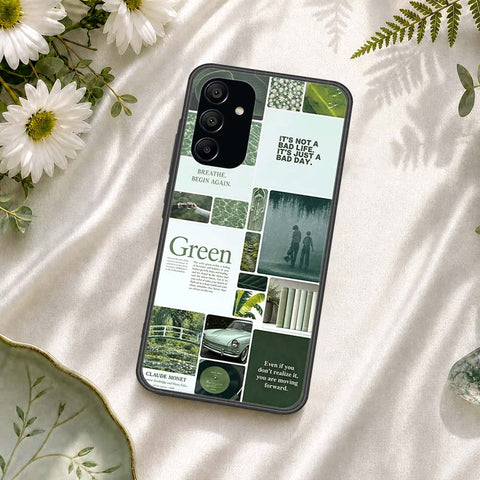 Samsung Galaxy A15 4GCover - ONation Aesthetic Collage Series - HQ Ultra Shine Premium Infinity Glass Soft Silicon Borders Case