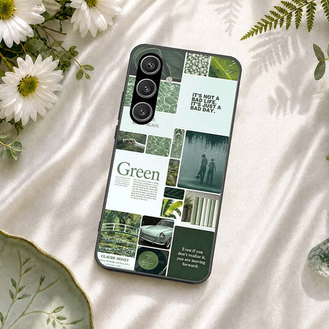 Samsung Galaxy S25 Cover - ONation Aesthetic Collage Series - HQ Ultra Shine Premium Infinity Glass Soft Silicon Borders Case