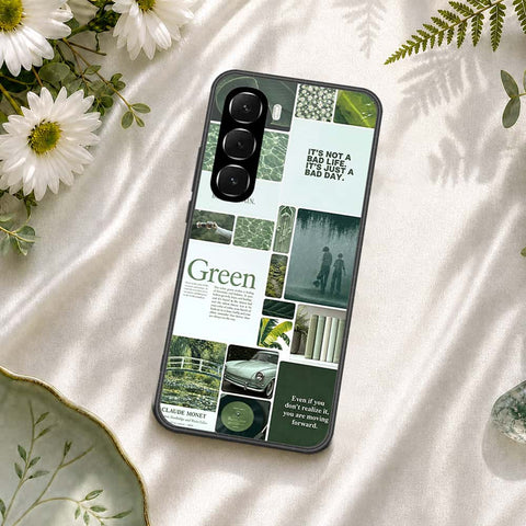 Infinix Hot 60i 4G Cover - ONation Aesthetic Collage Series - HQ Ultra Shine Premium Infinity Glass Soft Silicon Borders Case