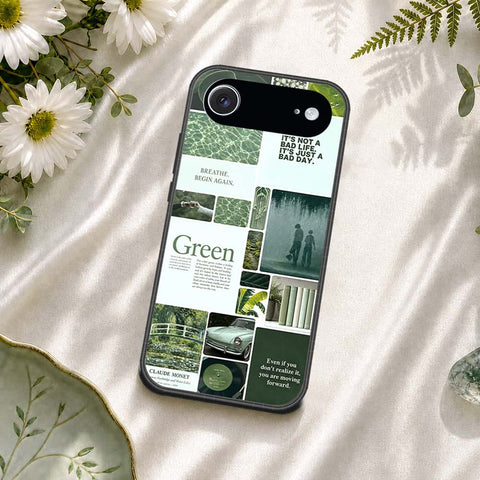 iPhone 17 Air - ONation Aesthetic Collage Series - HQ Ultra Shine Premium Infinity Glass Soft Silicon Borders Case