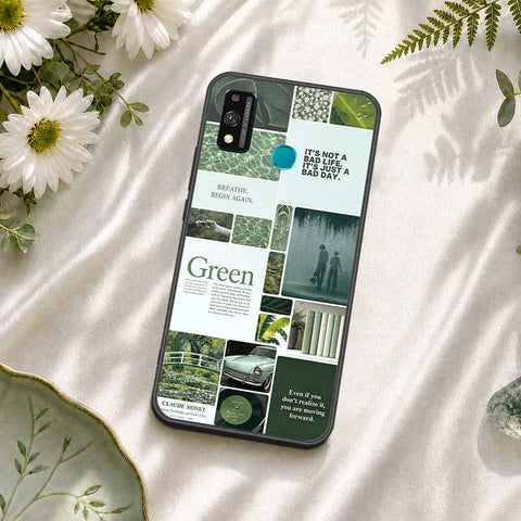 Huawei Honor 9 Lite - ONation Aesthetic Collage Series - HQ Ultra Shine Premium Infinity Glass Soft Silicon Borders Case