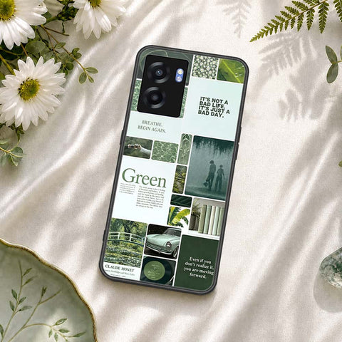 OnePlus Nord N20 SE Cover - ONation Aesthetic Collage Series - HQ Ultra Shine Premium Infinity Glass Soft Silicon Borders Case
