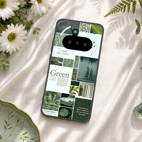 Nothing Phone 3a Cover - ONation Aesthetic Collage Series - HQ Ultra Shine Premium Infinity Glass Soft Silicon Borders Case