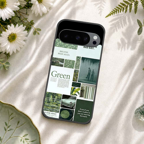 Google Pixel 10 Pro Cover - ONation Aesthetic Collage Series - HQ Ultra Shine Premium Infinity Glass Soft Silicon Borders Case