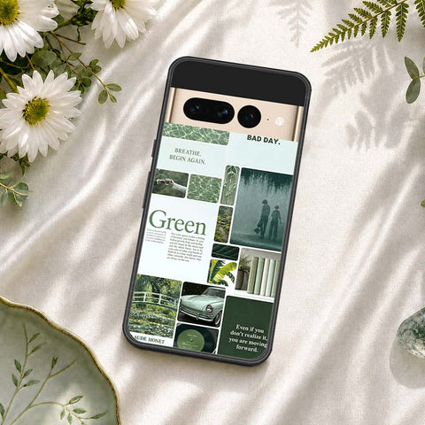 Google Pixel 7 Pro Cover - ONation Aesthetic Collage Series - HQ Ultra Shine Premium Infinity Glass Soft Silicon Borders Case