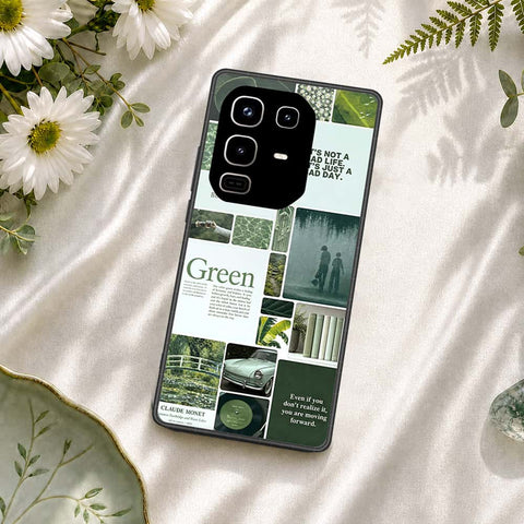 Infinix Note 50 4G Cover - ONation Aesthetic Collage Series - HQ Ultra Shine Premium Infinity Glass Soft Silicon Borders Case