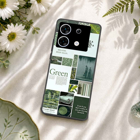 Infinix Zero 30 5G Cover - ONation Aesthetic Collage Series - HQ Ultra Shine Premium Infinity Glass Soft Silicon Borders Case