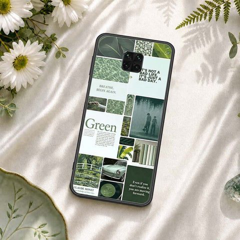 Xiaomi Redmi Note 9S Cover - ONation Aesthetic Collage Series - HQ Ultra Shine Premium Infinity Glass Soft Silicon Borders Case