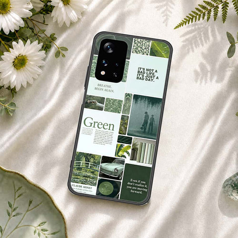 Xiaomi Redmi Note 11 5G Cover - ONation Aesthetic Collage Series - HQ Ultra Shine Premium Infinity Glass Soft Silicon Borders Case