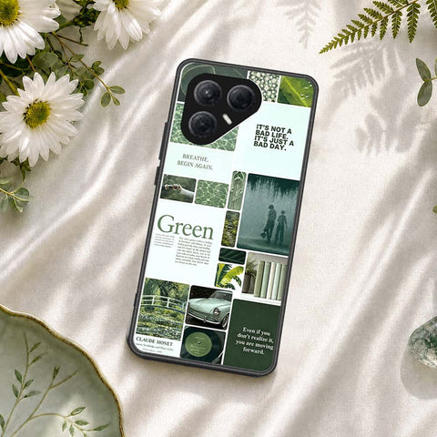 Tecno Pova 7 4G Cover - ONation Aesthetic Collage Series - HQ Ultra Shine Premium Infinity Glass Soft Silicon Borders Case