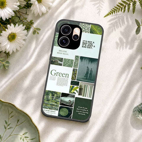 Oppo Reno 15 China Cover - ONation Aesthetic Collage Series - HQ Ultra Shine Premium Infinity Glass Soft Silicon Borders Case