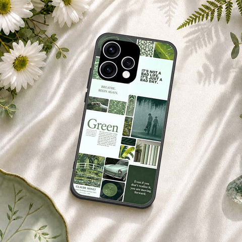 Oppo Reno 15c Cover - ONation Aesthetic Collage Series - HQ Ultra Shine Premium Infinity Glass Soft Silicon Borders Case