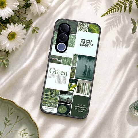 Vivo V70 FE Cover - ONation Aesthetic Collage Series - HQ Ultra Shine Premium Infinity Glass Soft Silicon Borders Case
