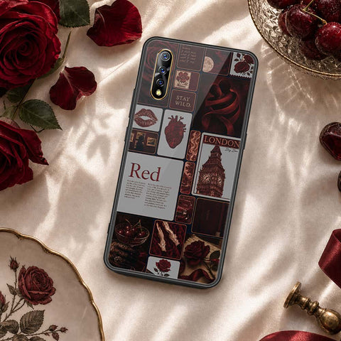 vivo iQOO Neo Cover - ONation Aesthetic Collage Series - HQ Ultra Shine Premium Infinity Glass Soft Silicon Borders Case