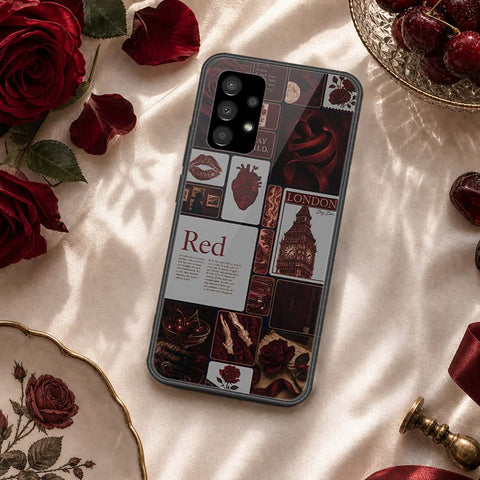 Samsung Galaxy A53 5G Cover - ONation Aesthetic Collage Series - HQ Ultra Shine Premium Infinity Glass Soft Silicon Borders Case