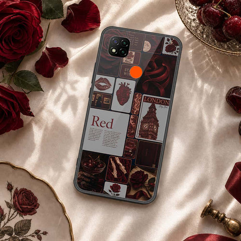 Xiaomi Redmi 9C Cover - ONation Aesthetic Collage Series - HQ Ultra Shine Premium Infinity Glass Soft Silicon Borders Case