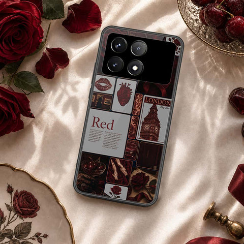 Xiaomi Poco X6 Pro Cover - ONation Aesthetic Collage Series - HQ Ultra Shine Premium Infinity Glass Soft Silicon Borders Case