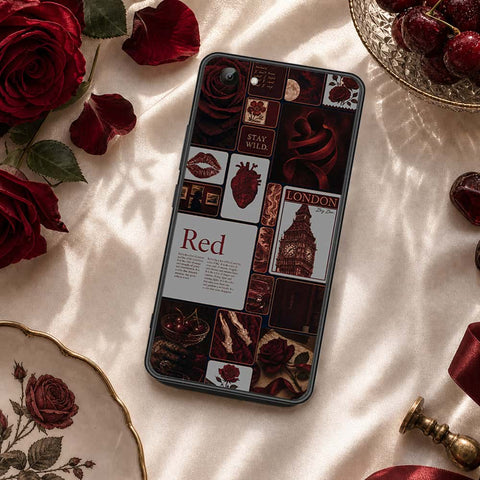Vivo Y81 Cover - ONation Aesthetic Collage Series - HQ Ultra Shine Premium Infinity Glass Soft Silicon Borders Case