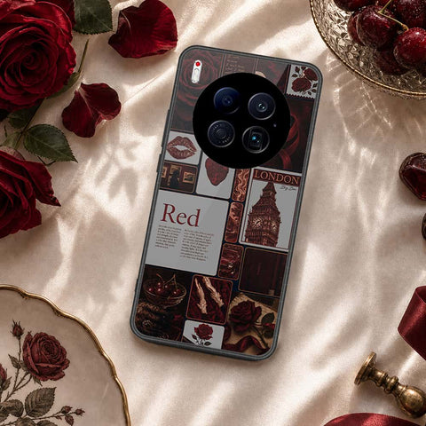 Tecno Camon 40 Premier 4G Cover - ONation Aesthetic Collage Series - HQ Ultra Shine Premium Infinity Glass Soft Silicon Borders Case