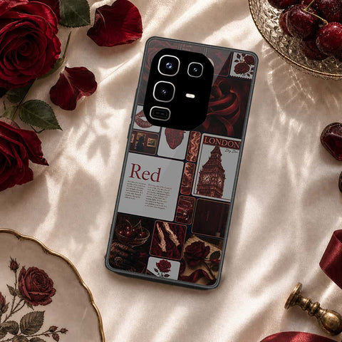 Infinix Note 50 4G Cover - ONation Aesthetic Collage Series - HQ Ultra Shine Premium Infinity Glass Soft Silicon Borders Case