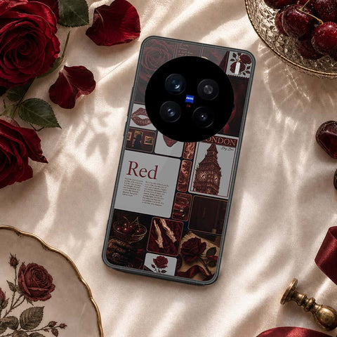 Vivo V7 Plus Cover - ONation Aesthetic Collage Series - HQ Ultra Shine Premium Infinity Glass Soft Silicon Borders Case