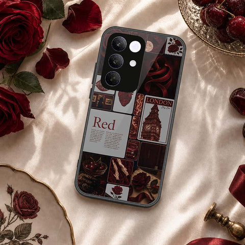 Realme C85 Pro Cover - ONation Aesthetic Collage Series - HQ Ultra Shine Premium Infinity Glass Soft Silicon Borders Case
