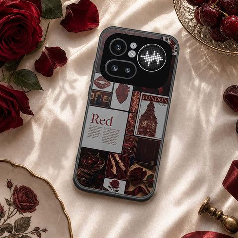 Nothing Phone 4a Pro Cover - ONation Aesthetic Collage Series - HQ Ultra Shine Premium Infinity Glass Soft Silicon Borders Case