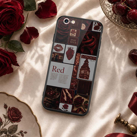 iPhone 6S / 6 Cover - ONation Aesthetic Collage Series - HQ Ultra Shine Premium Infinity Glass Soft Silicon Borders Case
