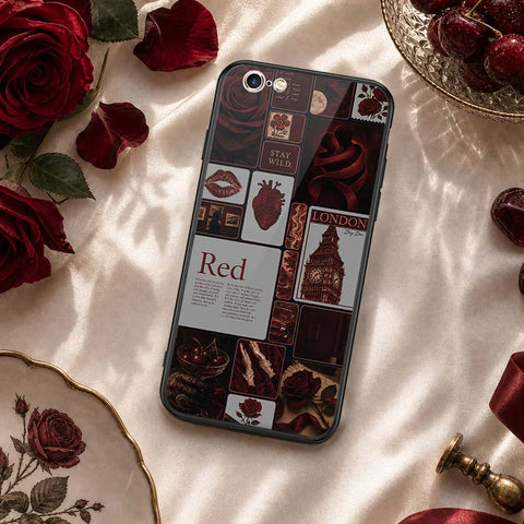 iPhone 6s Plus / 6 Plus Cover - ONation Aesthetic Collage Series - HQ Ultra Shine Premium Infinity Glass Soft Silicon Borders Case