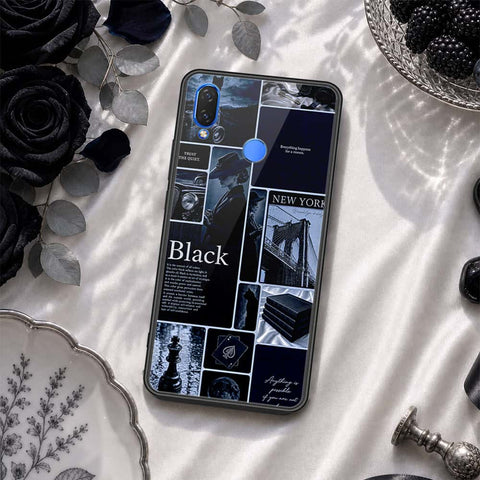 Huawei Honor 8C Cover - ONation Aesthetic Collage Series - HQ Ultra Shine Premium Infinity Glass Soft Silicon Borders Case