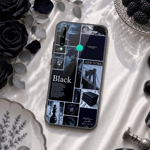 Honor 9C Cover - ONation Aesthetic Collage Series - HQ Ultra Shine Premium Infinity Glass Soft Silicon Borders Case