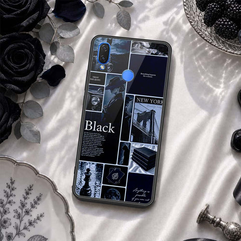 Huawei Enjoy 9 Plus Cover - ONation Aesthetic Collage Series - HQ Ultra Shine Premium Infinity Glass Soft Silicon Borders Case