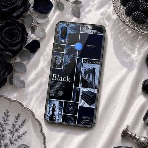 Huawei Nova 3 Cover - ONation Aesthetic Collage Series - HQ Ultra Shine Premium Infinity Glass Soft Silicon Borders Case