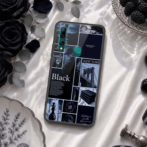 Huawei Y9 Prime 2019 Cover - ONation Aesthetic Collage Series - HQ Ultra Shine Premium Infinity Glass Soft Silicon Borders Case